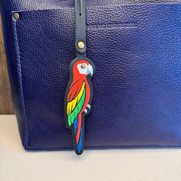 Portland Leather MACAW TASSEL Purse Charm FAST SHIP New - Picture 2 of 5